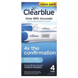 Clearblue Rapid and Digital Pregnancy Tests 4 Tests -  M60154