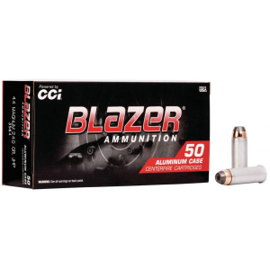 CCI Blazer Aluminum Handgun Ammunition .44 Mag 240 gr JHP 1200 fps 50/ct