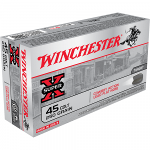 Winchester Cowboy Load Handgun Ammunition .45 Colt 250 gr LRN 750 fps 50/box
