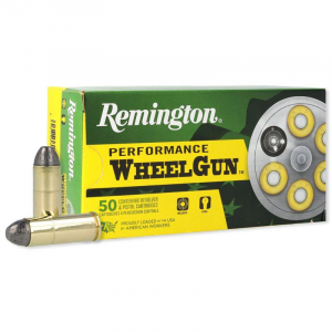 Remington Performance Wheel Gun Ammunition .45 Colt 250 gr LRN 830 fps 50/ct