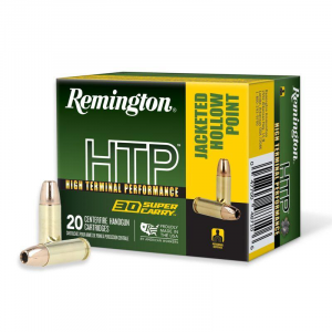 Remington HTP Handgun Ammunition .30 SC 100gr JHP 20/ct