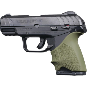 Hogue HandAll Beavertail Grip Sleeve Ruger Security 9 Compact - OD Green
