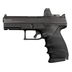 Hogue HandAll Beavertail Grip Sleeve CZ P-10 Compact 9mm - Black