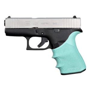 Hogue HandAll Beavertail Grip Sleeve Glock 43X, 48 - Aqua