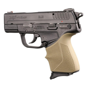 Hogue Springfield Armory XD-E 9mm/.45ACP: HandALL Beavertail Grip Sleeve - FDE