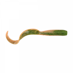 Berkley Gulp Grub 6'' Lime Tiger Glow