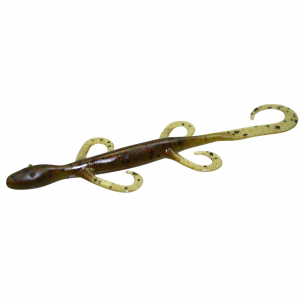 Zoom Mini Lizard 4'' Green Pumpkin Red 15pk
