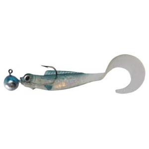 Berkley PB Power Minnow Grub Black Shad 6pk
