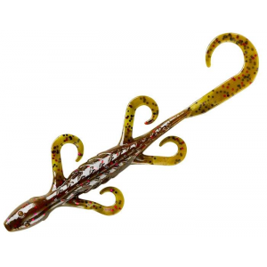 Yum Lizard 6'' Green Pumpkin/Purple