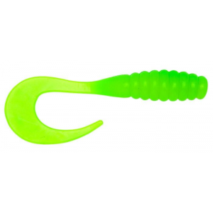 Yum Ribbontail Grub 3'' Lemon Chart 15pk