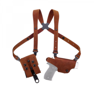 Galco Classic Lite 20 Shoulder System Holster for Glock 17 Natural RH