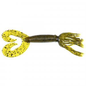 Chompers 5'' Skirted Twin Tail Green Pumpkin 10pk