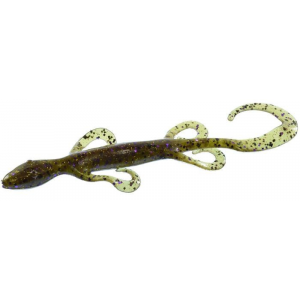 Zoom Lizard 6'' Green Pumpkin Prp Gld 9pk