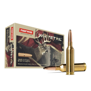 Norma WhiteTail Rifle Ammunition 6.5 PRC 140gr PSP 2657 fps 20/ct