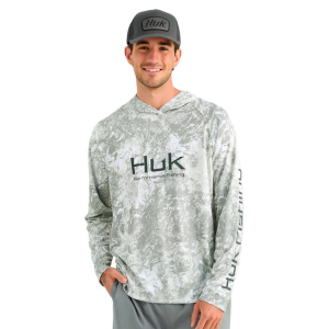 Huk Mossy Oak Pursuit Performance Hoodie MO Seagrass 2XL