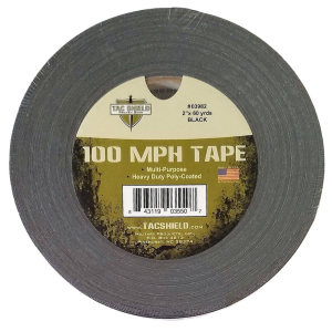Tacshield 100 MPH Heavy Duty Tape 60 Yards Black