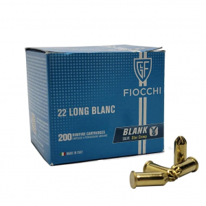 Fiocchi Handgun Blanks .22 LR Blanks 100/ct