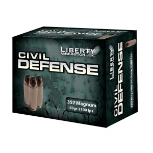 Liberty Civil Defense Handgun Ammunition .357 Mag 50 gr SCHP 2100 fps 20/ct