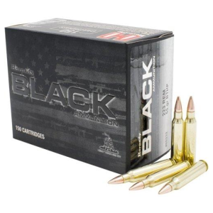 Hornady Black Rifle Ammunition .223 55gr BTHP 3240 fps 150/ct