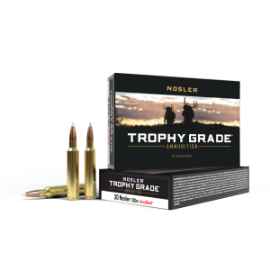 Nosler Trophy Grade Rifle Ammunition 30 Nosler 200 gr AB 20/ct