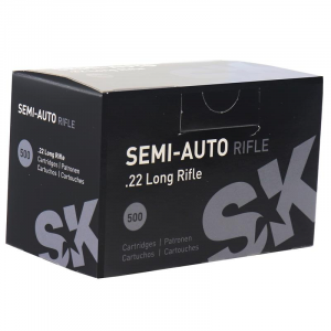 SK Semi-Auto Rifle Rimfire Ammunition .22 LR 40 gr LRN 1132 fps 50/ct