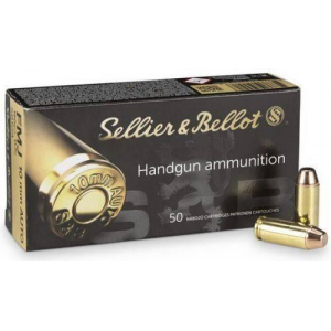 Sellier & Bellot Handgun Ammunition 10mm Auto 180 gr FMJ 1164 Fps 50/ct