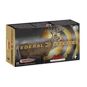 Federal Swift Scirocco II Rifle Ammunition .270 Win 130 gr Poly Tip 3050 fps 20/ct