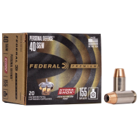 Federal Premuim Personal Defense Handgun Ammunition .40 S&W 155 gr JHP 1140 fps 20/box