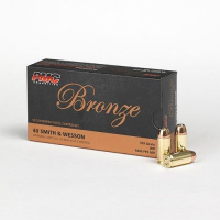 PMC Bronze Handgun Ammunition .40 S&W 165 gr JHP 1040 fps 50/box