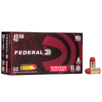Federal American Eagle Syntech Handgun Ammuntion .40 S&W 165 gr TSJ 1050 fps 50/ct