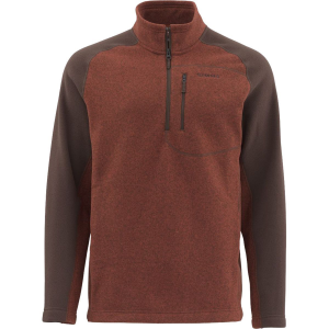 stoic nylon yoke sweater fleece jacket