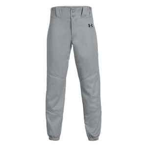 Under Armour Utility Relaxed Closed Baseball Pant - Boys' Baseball Gray / Black Youth S -  562391