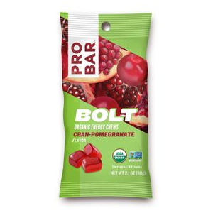 Probar Bolt Organic Energy Chews Cranberry Pomegranate Each -  Pro Bar, 260776
