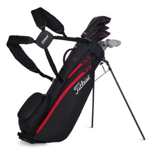 Titleist 2020 Players 4 Stand Golf Bag Black / Black / Red One Size -  820733