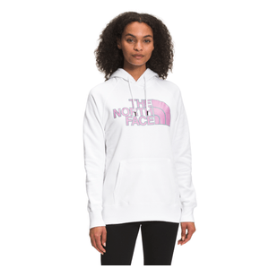 The North Face Half Dome Pullover Hoodie - Women's TNF White / Sunset Mauve XS -  901315