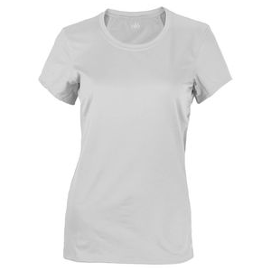 Alo Mesh Back Short Sleeve Tee Shirt - Women's Grey XS -  910154