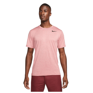 Nike Dri-FIT Short-Sleeve Training Top - Men's Archaeo Pink / Pink Oxford / Heather / Black XL -  958136