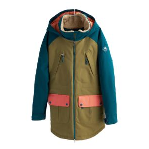 Burton Prowess Jacket - Women's Shaded Spruce / Martini Olive / Persimmon XS