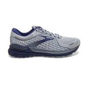 Brooks Adrenaline GTS 21 Running Shoe - Men's Grey / Tradewinds / Deep Cobalt 9.5 D -  859055