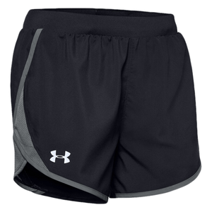 Under Armour Fly-By 2.0 Short - Women's Black / Pitch Gray / Reflective S -  984698