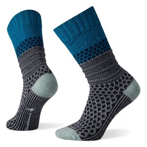 Smartwool Popcorn Cable Sock - Women's Ocean Abyss M 1 Pack -  1031823