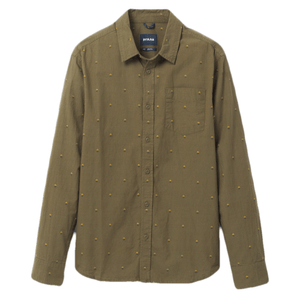 prAna Lewisville Shirt - Men's Peat Scratch S Standard -  906259