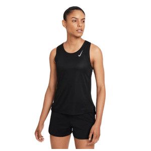 Nike Dri-FIT Race Running Singlet - Women's Black / Reflective Silver L -  928733