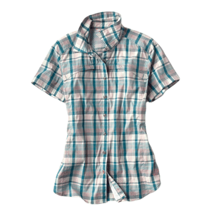 Orvis Short-Sleeved River Guide Shirt - Women's Reef Glass Plaid XL -  1057600