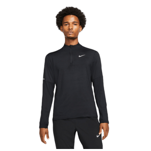 Nike Dri-Fit Element 1/4-Zip Running Top - Men's Black / Reflective Silver L -  1058132
