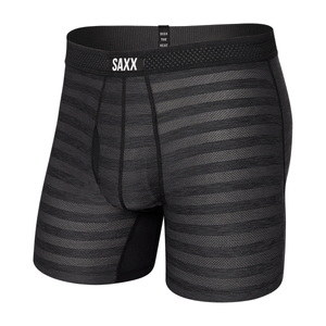 Saxx Hot Shot Boxer Brief - Men's Black Heather S -  Saxx Underwear, 987486