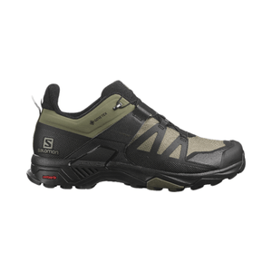 Salomon X Ultra 4 Wide GORE-TEX Hiking Shoe - Men's Deep Lichen Green / Black / Olive night 12.5 Wide -  1045588